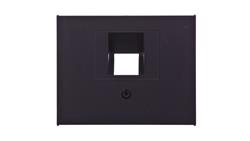 K.1 Element centralny do gniazda UAE RJ11 RJ12 RJ45 kat.3, 5e, 6 45st antracyt mat lakierowany 14077006-34037