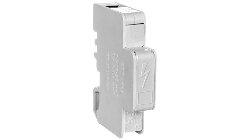 Blok rozdzielczy modułowy 1-biegunowy 60A we: 1x6-35mm2 wy: 6x2,5-6mm2 szary LBR60A 84326002-64196