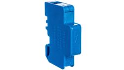 Blok rozdzielczy modułowy 1-biegunowy 60A we: 1x6-35mm2 wy: 6x2,5-6mm2 niebieski LBR60A 84326003-64161