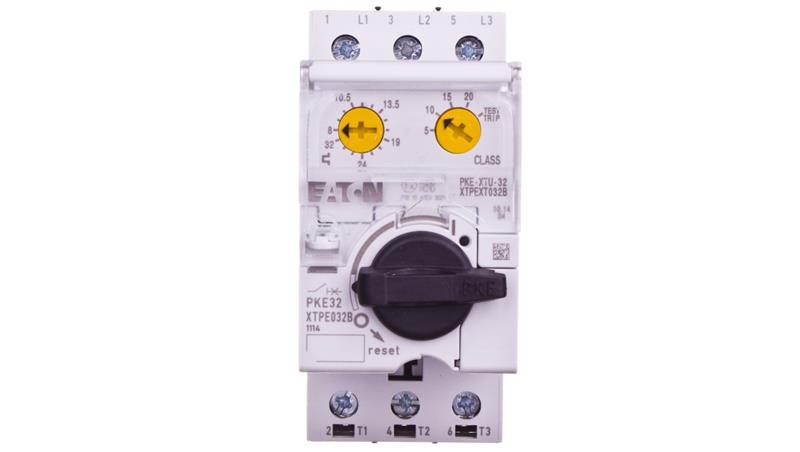 Wyłącznik silnikowy z wyzwalaczem elektronicznym 3P 2,2-15kW 8-32A PKE32/XTU-32 121734-22181