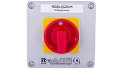 Łącznik krzywkowy 0-1 3P 16A w obudowie SK16-2.8211OB11ZC-22550