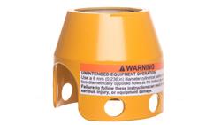 Osłona metalowa dla przycisku grzybkowego 40mm blokada na kłódkę ZBZ1605-23319