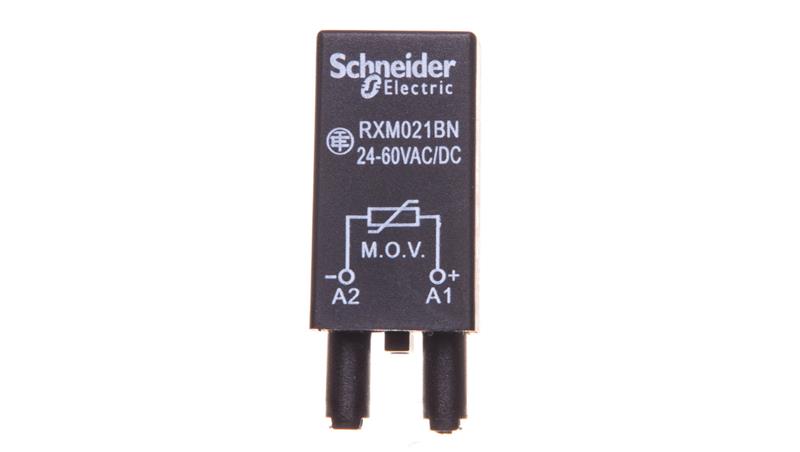 Układ ochronny warystor 24-60V AC/DC do gniazda miniaturowego RXM021BN-18751 Układ ochronny warystor 24-60V AC/DC do gniazda miniaturowego RXM021BN-18751