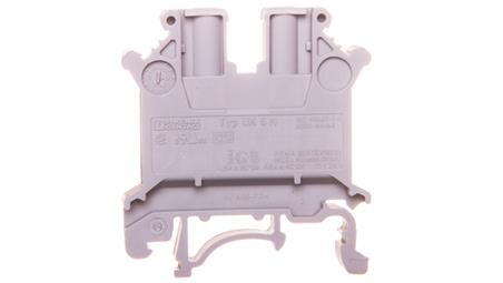 Złączka szynowa 2-przewodowa 2,5mm2 szara UK 5 N 3004362-64834