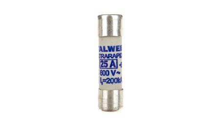 Wkładka bezpiecznikowa cylindryczna 10x38mm 25A aR 600V CH10UQ 002625013-8903