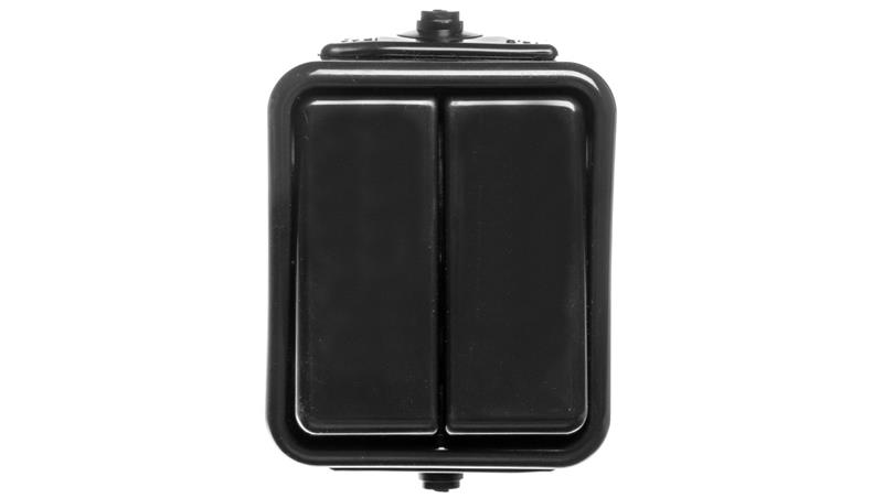 Cedar Łącznik świecznikowy hermetyczny10A IP44 czarny WNT500C05-33115 Cedar Łącznik świecznikowy hermetyczny10A IP44 czarny WNT500C05-33115