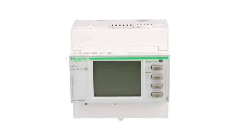 Miernik cyfrowy wielofunkcyjny (U, I, P, Q, f, PF) 5/1A przekładnik 100-480V AC Modbus RS485 modułowy PM3250 METSEPM3250-9174