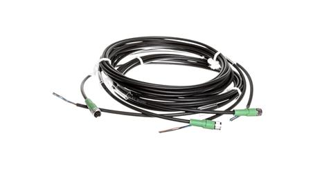 Kabel czujnika 3-piny gniazdo proste M8 wolny koniec 3m SAC-3P- 3,0-PUR/M 8FS 1669725-21132