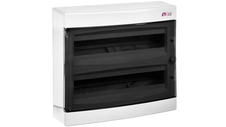 Rozdzielnica modułowa 2x18 natynkowa drzwi dymne / IP 40 400V AC / ECT 2X18PT-s 001101085-68842