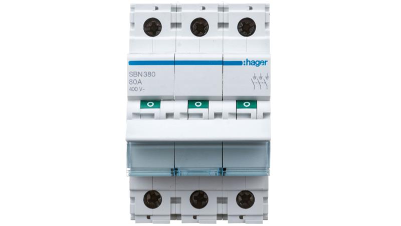 Rozłącznik modułowy izolacyjny 3P 80A SBN380-23573