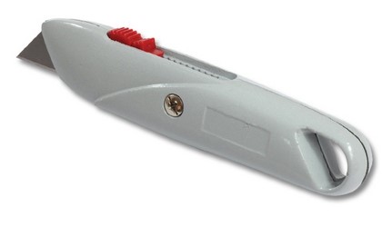 Nóż z ostrzem trapezowym metal Stalco