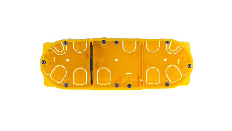 Puszka podtynkowa potrójna regips 213mm 60x40mm GL.40 080043-75629