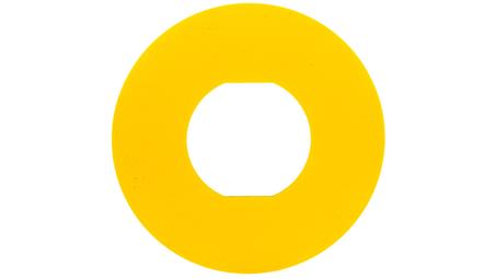Tabliczka opisowa żółta okrągła fi60 bez opisu ZBY9101-21887