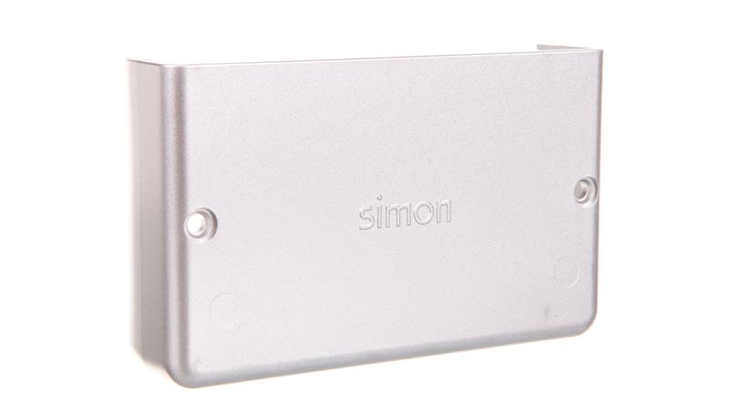Simon Connect Zakończenie kanału kablowego Cabloplus ALU 90x55mm anodyzowane aluminium TKA905502-27234