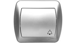 Simon Akord Przycisk /dzwonek/ aluminium metaliowane AD1/26-29438