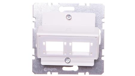 B.Kwadrat Płytka czołowa do 1 lub 2 modułów 1-kr ReichleiDe-Massari biały-39331