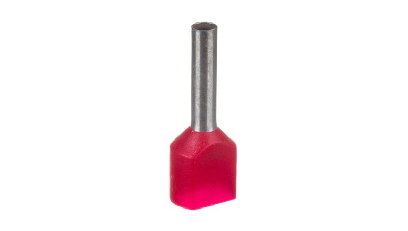 Końcówka tulejkowa izolowana HI 2X1/10 DIN E08KH-02020101201 /500 szt./-78449