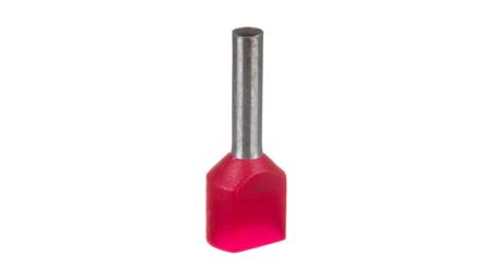 Końcówka tulejkowa izolowana HI 2X1/10 DIN E08KH-02020101201 /500 szt./-78449