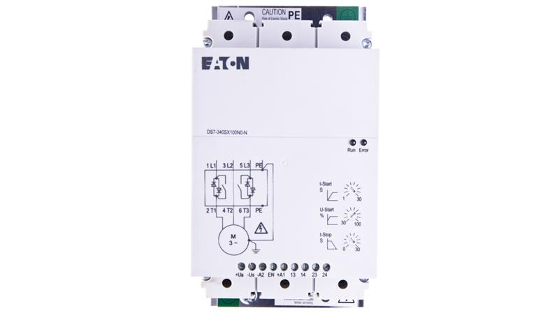 Softstart 3-fazowy 400VAC 100A 55kW/400V Uc=24V AC/DC DS7-340SX100N0-N 134920-3635