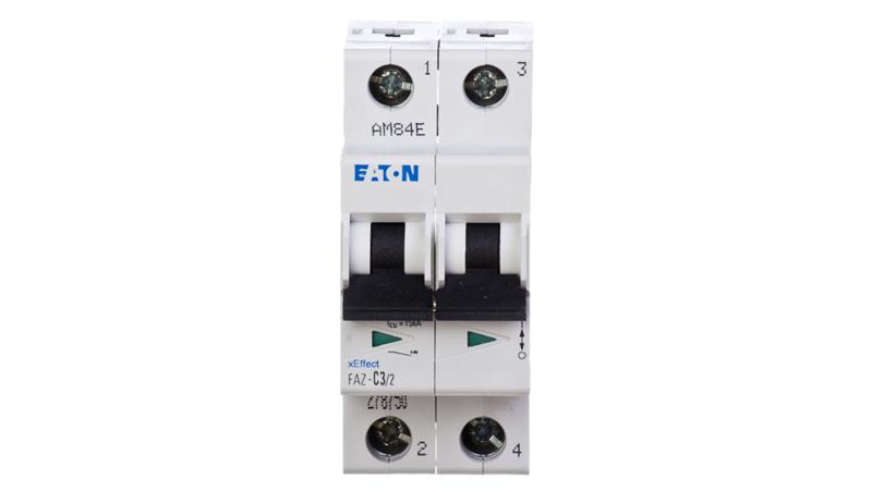 Wyłącznik nadprądowy 2P C 3A 15kA AC FAZ C3/2 278750-17176