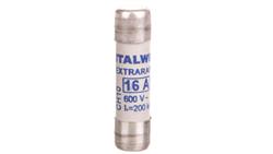 Wkładka bezpiecznikowa cylindryczna 10x38mm 16A aR 600V CH10UQ 002625009-8851