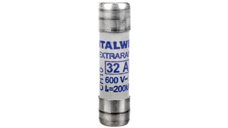 Wkładka bezpiecznikowa cylindryczna 10x38mm 32A aR 600V CH10UQ 002625015-8888
