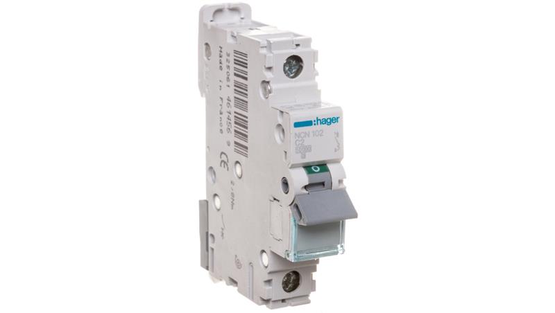 Wyłącznik nadprądowy 1P C 2A 10kA AC NCN102-17774