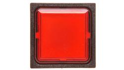 Lampka sygnalizacyjna 25x25mm czerwona 24V AC/DC Q25LF-RT/WB 089104-6703