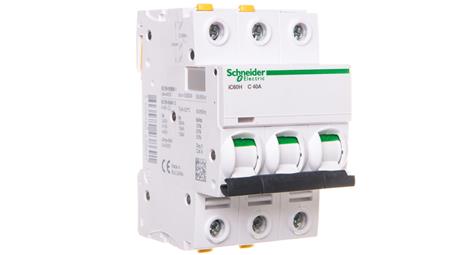 Wyłącznik nadprądowy 3P C 40A 10kA AC iC60H-C40-3 A9F07340-16558