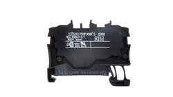 Złączka szynowa 2-przewodowa 1,0mm2 czarna 2000-1205 TOPJOBS-74057