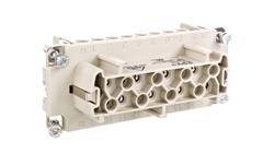 Wkład złącza 16P+PE żeński 16A 500V EPIC H-BE 16 BS 10203000-30228