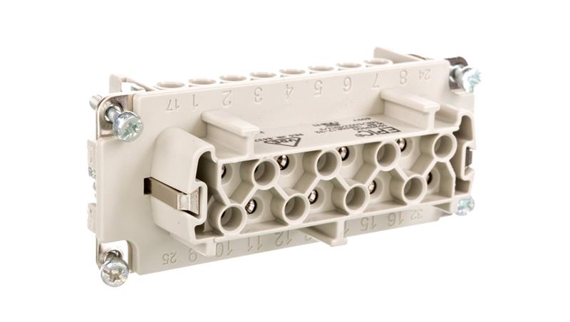 Wkład złącza 16P+PE żeński 16A 500V EPIC H-BE 16 BS 10203000-30228