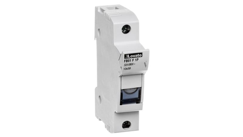 Podstawa bezpiecznikowa 1P 32A do wkładek cylindrycznych 10x38mm FB01F1P-24228 Podstawa bezpiecznikowa 1P 32A do wkładek cylindrycznych 10x38mm FB01F1P-24228