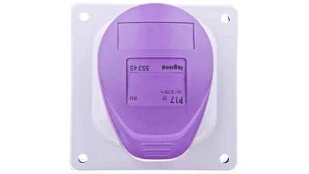 Gniazdo tablicowe 2P 16A 24V fioletowe IP44 P17 055245-31788