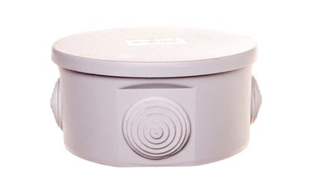 Puszka hermetyczna natynkowa fi 100mm IP44 szara PO-100 31.3-74788