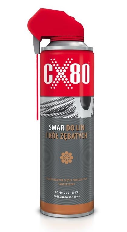 SMAR DO LIN I KÓŁ ZĘBATYCH CX80 500ml DUO SPRAY
