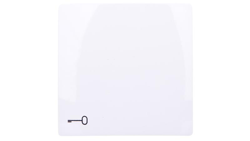 Simon Basic Klawisz pojedynczy z symbolem klucza biały BMKWK1/11-41423