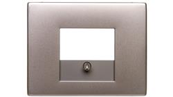 K.5 Element centralny do gniazda ładowania USB, TAE i głośnikowego stal szlachetna nierdzewna 10357004-28709