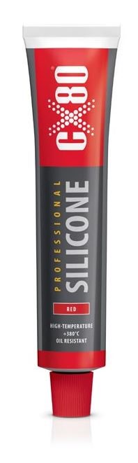 PROFESSIONAL SILIKON RED CX80 80ml Wysokotemperaturowy silikon CZERWONY PROFESSIONAL SILIKON RED CX80 80ml Wysokotemperaturowy silikon CZERWONY