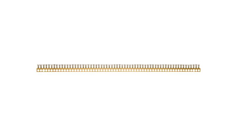 Listwa zaciskowa N/PE ze wspornikiem 2x25mm2 + 58x16 mm2 BFZ-TS-KL60 293633-67620