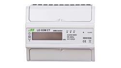 Licznik energii elektr. 3-fazowy z programowalną przekładnią zgodny z dyrektywą MID 5-6000/5A RS-485 MODBUS cyfrowy LE-03M-CT-43