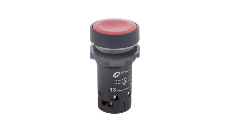 Przycisk sterowniczy 22mm czerwony z samopowrotem 1Z 1R XB7NA45-3155