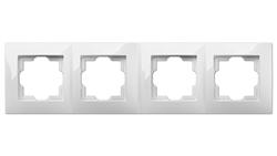CARLA Ramka poczwórna biała 1774-00-36513