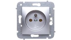 CARLA Gniazdo pojedyncze z/u srebrne 1733-16-43112