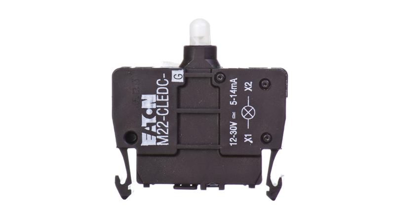 Oprawka LED zielona 12-30V AC/DC M22-CLEDC-G 216574-21314