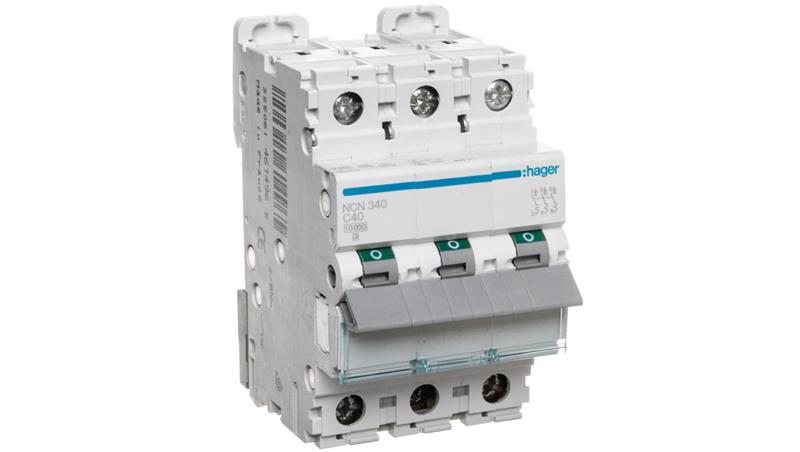 Wyłącznik nadprądowy 3P C 40A 10kA AC NCN340-17786 Wyłącznik nadprądowy 3P C 40A 10kA AC NCN340-17786