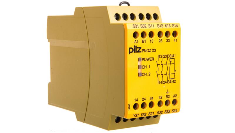 Przekaźnik bezpieczeństwa 3N/O 1N/C PNOZ X3 24VDC/24 VAC 774310,1-W0VQB-2797