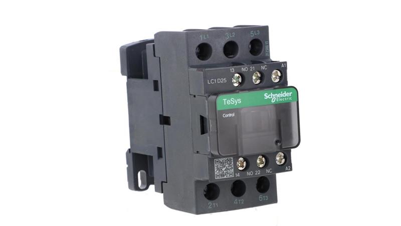 TeSys Deca Stycznik mocy 25A 3P 400V AC 1Z 1R LC1D25V7-11902
