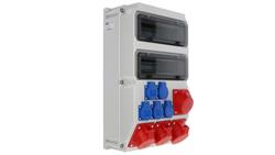 Rozdzielnica stacjonarna SUWAŁKI 32A/5P 3x16A/5P 5xGS bez zabezpieczeń IP44 90277515W-65852