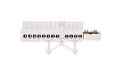 Listwa zaciskowa na szynę 1x25 + 12x16mm2 Cu biała Mi NK 14 HPL2000337-3483